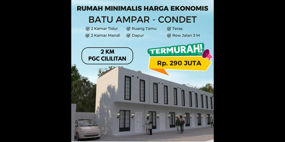 Rumah minimalis harga ekonomis Condet Jakarta Timur Rumah minimalis harga ekonomis Condet Jakarta Timur