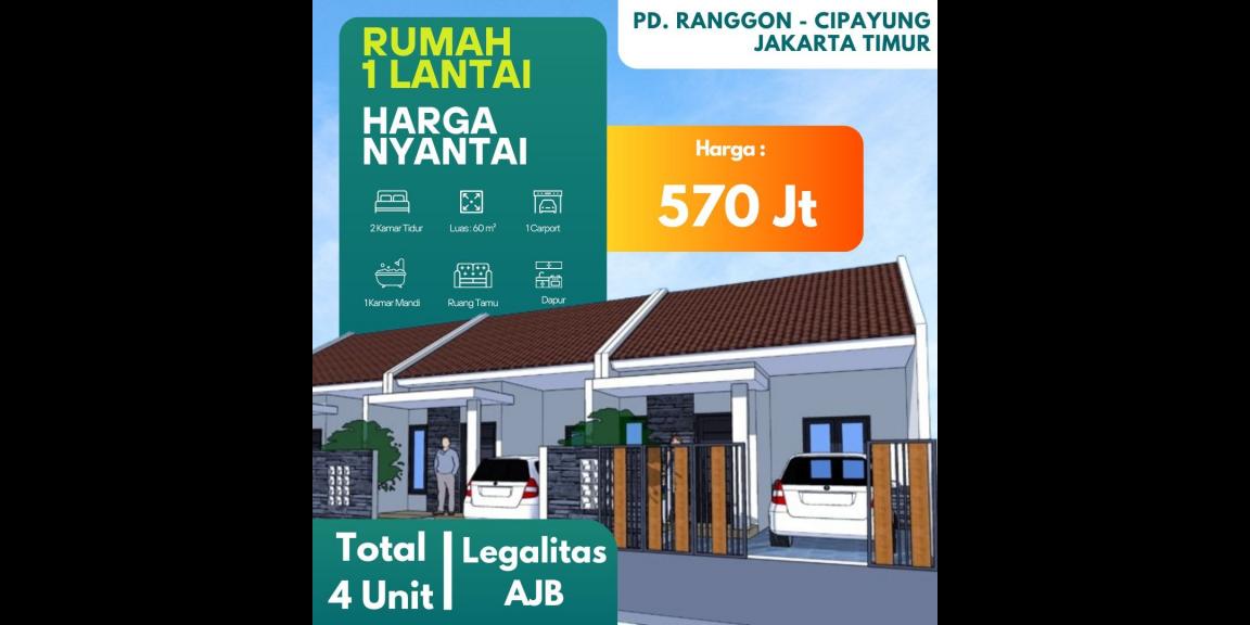 Rumah nyaman Pondok Ranggon Cipayung Jakarta Timur  Rumah nyaman Pondok Ranggon Cipayung Jakarta Timur