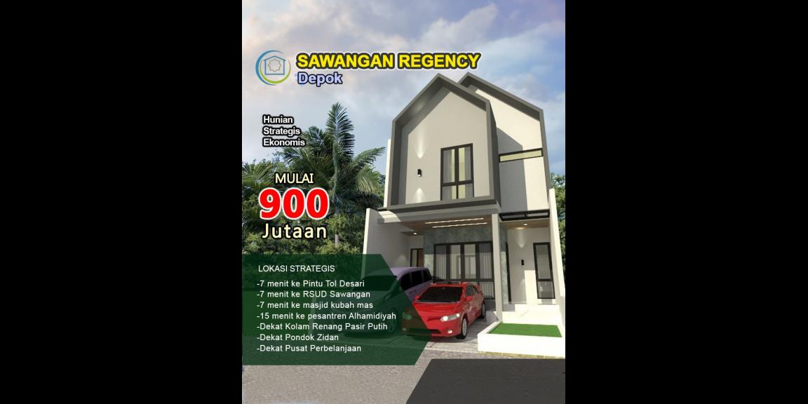 Rumah Scandinavian di Perumahan Sawangan Depok dekat Tol  Rumah Scandinavian di Perumahan Sawangan Depok dekat Tol