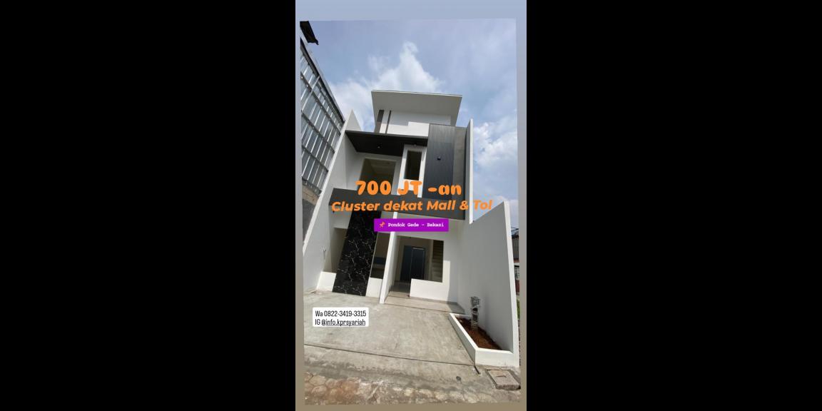 Rumah Cluster dekat mall dan tol Pondok Gede Bekasi Rumah Cluster dekat mall dan tol Pondok Gede Bekasi