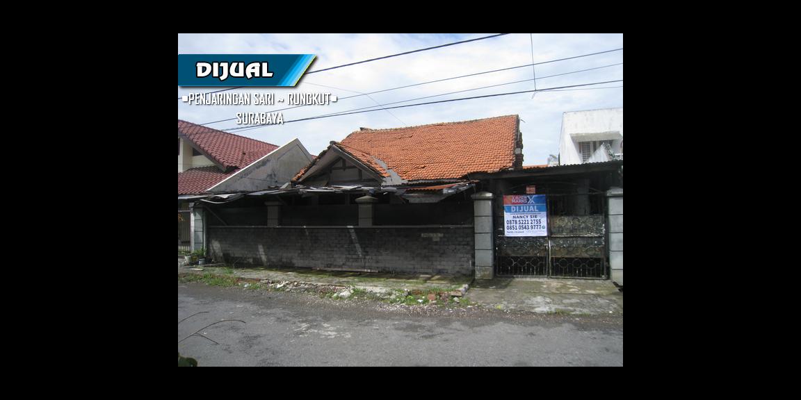Rumah di Penjaringan Sari, Rungkut, Surabaya ~ 481m², SHM, Renovasi diperlukan. Rumah di Penjaringan Sari, Rungkut, Surabaya ~ 481m², SHM, Renovasi diperlukan.