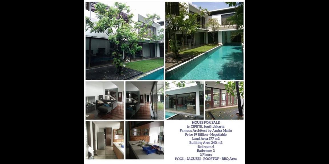 Dijual rumah di Cipete Jakarta Selatan Dijual rumah di Cipete Jakarta Selatan