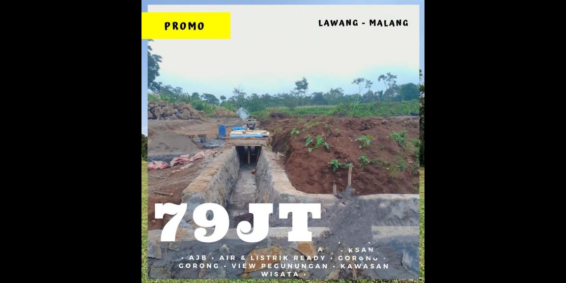 Tanah Kavling di Malang 79jt UK 84 m², Murah air listrik Siap Bangun Tanah Kavling di Malang 79jt UK 84 m², Murah air listrik Siap Bangun