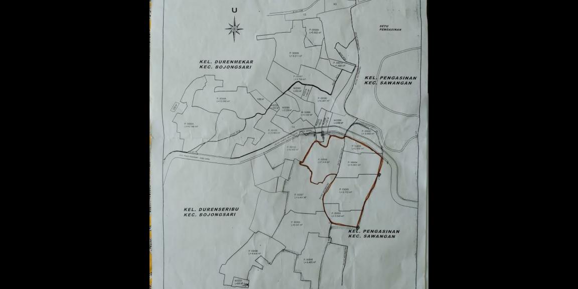 Dijual lahan luas 12ha Bojongsari Sawangan Depok  Dijual lahan luas 12ha Bojongsari Sawangan Depok