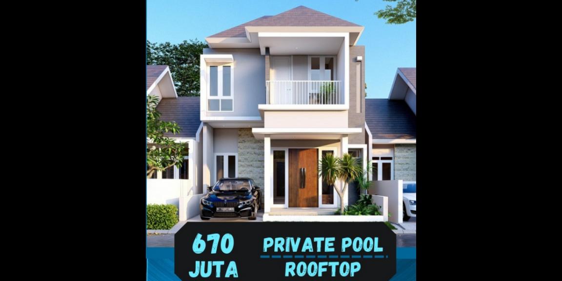 Rumah kota Batu 2 Lt mewah kolam renang rooftop type 70/70m pinggir aspal Rumah kota Batu 2 Lt mewah kolam renang rooftop type 70/70m pinggir aspal