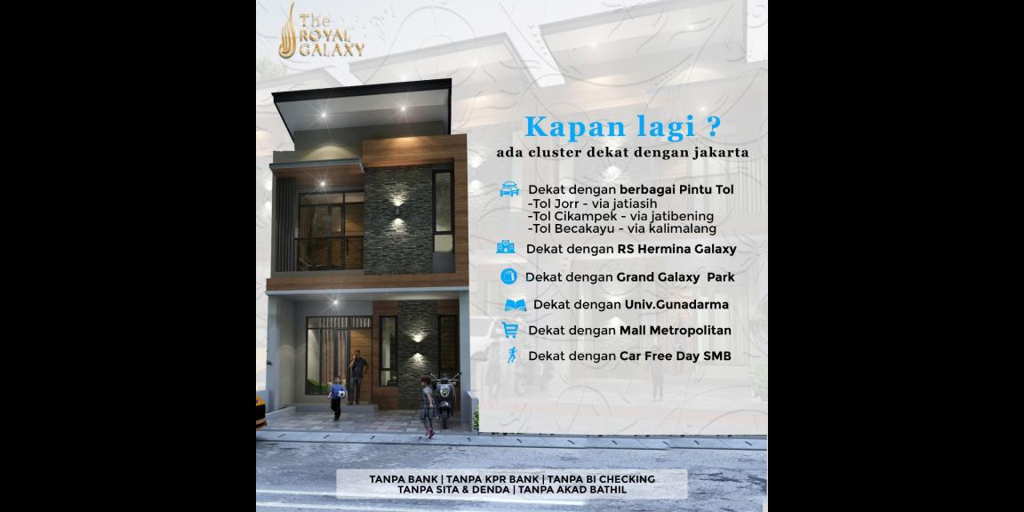 Perumahan Islami Royal Galaxy Bekasi promo tanpa dp Perumahan Islami Royal Galaxy Bekasi promo tanpa dp