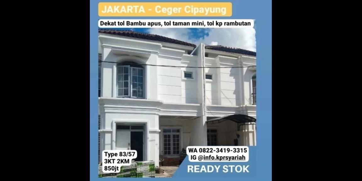 Rumah classic modern cluster Ceger Cipayung Jakarta Timur Rumah classic modern cluster Ceger Cipayung Jakarta Timur