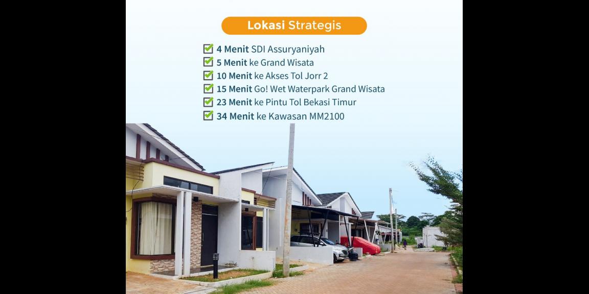 Perumahan syariah Sabrina Azzura dekat tol Tambun Bekasi  Perumahan syariah Sabrina Azzura dekat tol Tambun Bekasi