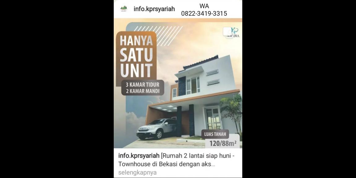 Townhouse Xaviera Rawalumbu akses 2km tol Bekasi Timur Townhouse Xaviera Rawalumbu akses 2km tol Bekasi Timur