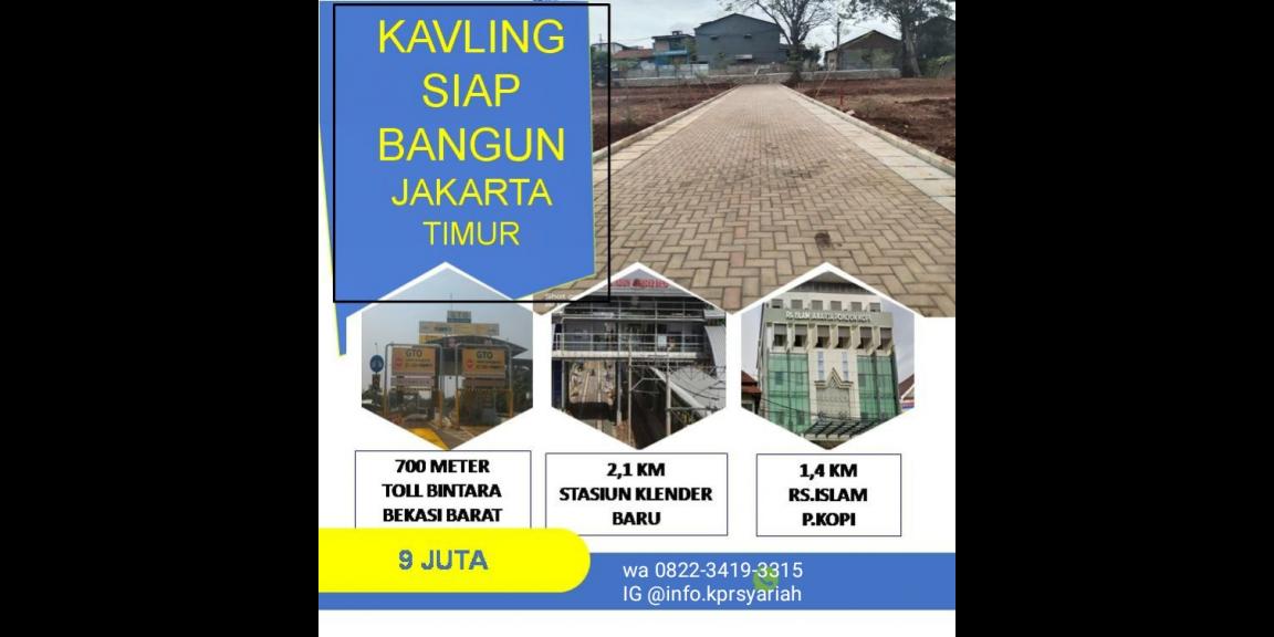 Tanah kavling siap bangun Pondok Kopi Jakarta Timur Tanah kavling siap bangun Pondok Kopi Jakarta Timur