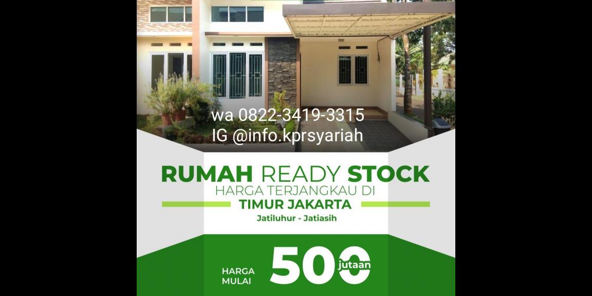 Rumah Jatiasih Bekasi readystok di timur Jakarta Rumah Jatiasih Bekasi readystok di timur Jakarta