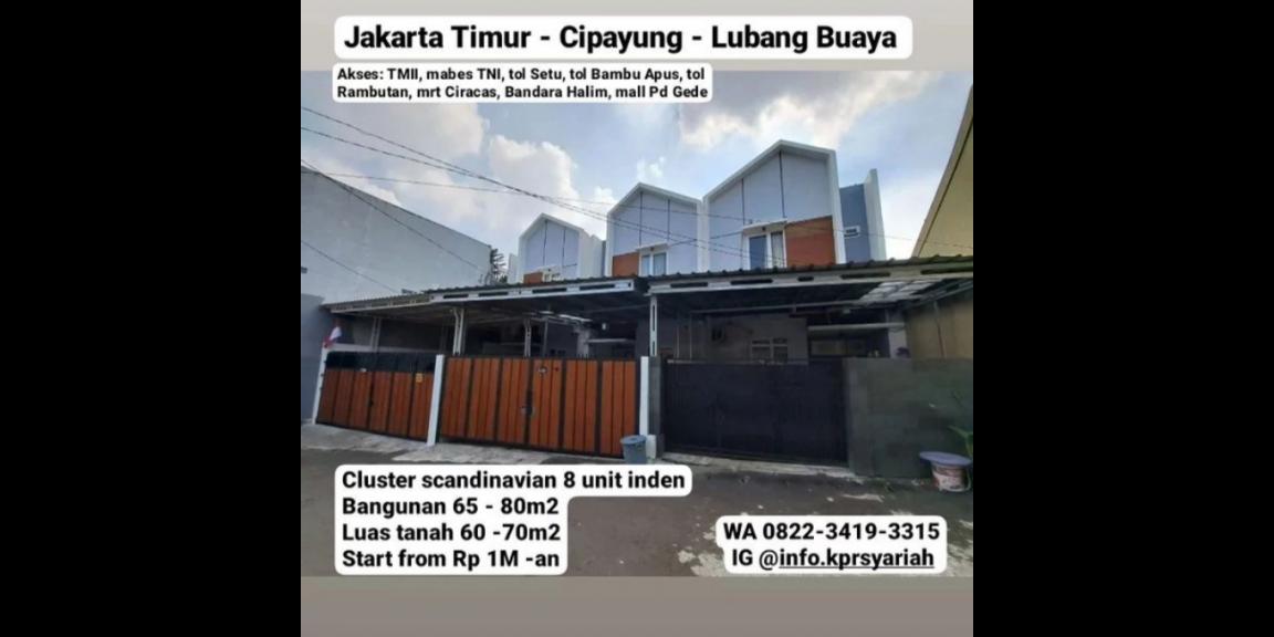 Cluster Safana Cipayung Jakarta Timur akses dekat mabes TNI Cluster Safana Cipayung Jakarta Timur akses dekat mabes TNI