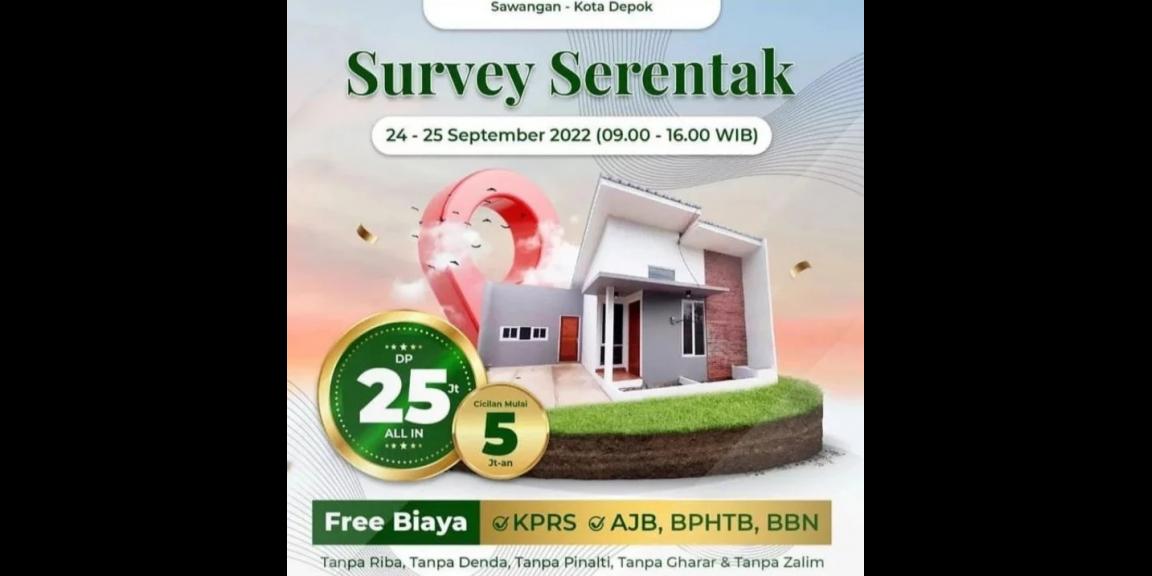 Rumah dijual Sawangan Depok Dp 25jt akses tol stasiun Citayam Rumah dijual Sawangan Depok Dp 25jt akses tol stasiun Citayam