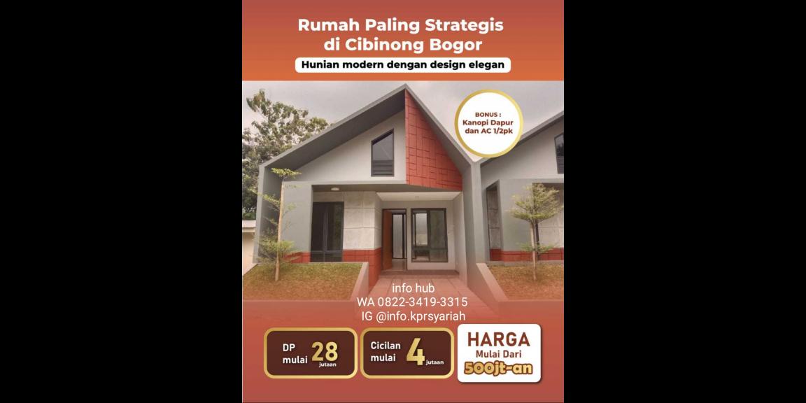 Rumah strategis 15menit stasiun Cibinong Bogor bonus ac Rumah strategis 15menit stasiun Cibinong Bogor bonus ac