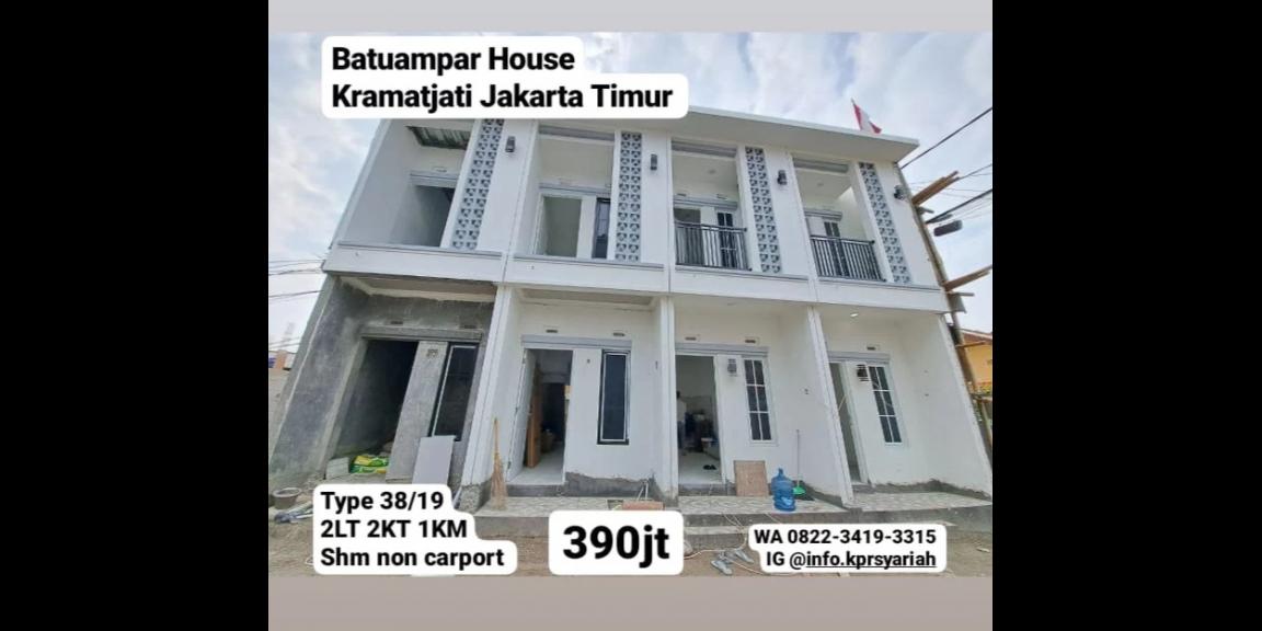 Batuampar House Kramatjati Jakarta Timur rumah type studio 2lt Batuampar House Kramatjati Jakarta Timur rumah type studio 2lt