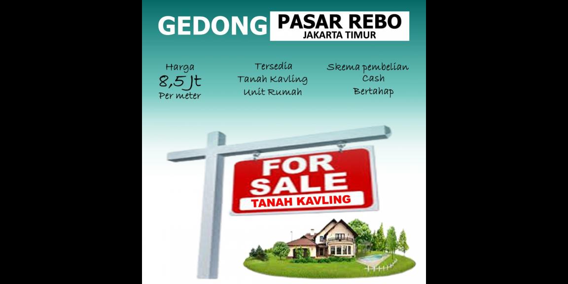 Tanah kavling Gedong Pasar Rebo Jakarta Timur Tanah kavling Gedong Pasar Rebo Jakarta Timur