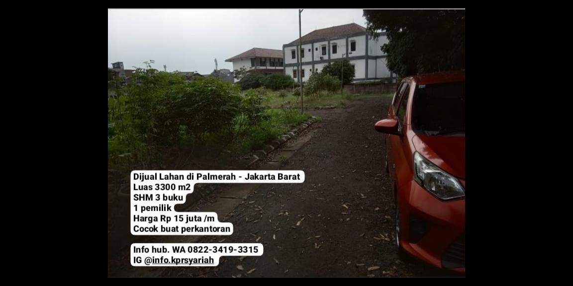 Tanah Shm Palmerah Jakarta Barat cocok untuk perkantoran Tanah Shm Palmerah Jakarta Barat cocok untuk perkantoran