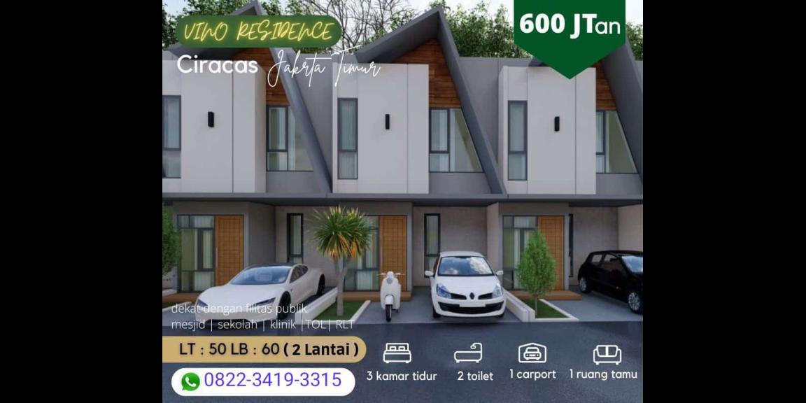 Vino Residence dekat stasiun Ciracas Jakarta Timur Vino Residence dekat stasiun Ciracas Jakarta Timur