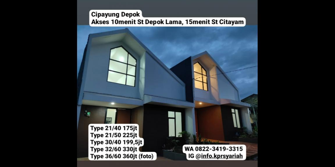 Rumah murah Cipayung Depok 15menit stasiun Citayam Rumah murah Cipayung Depok 15menit stasiun Citayam