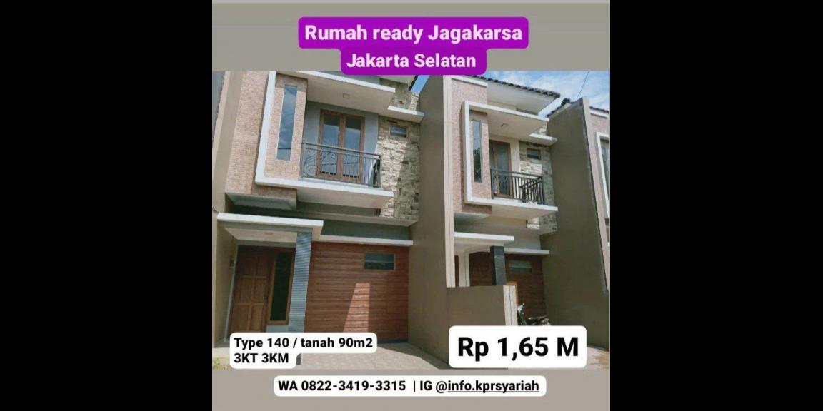 Rumah ready SHM Jagakarsa Jakarta Selatan Rumah ready SHM Jagakarsa Jakarta Selatan