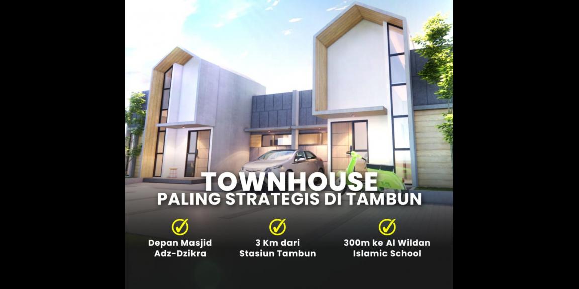 Townhouse paling strategis Tambun Bekasi promo bonus motor Townhouse paling strategis Tambun Bekasi promo bonus motor