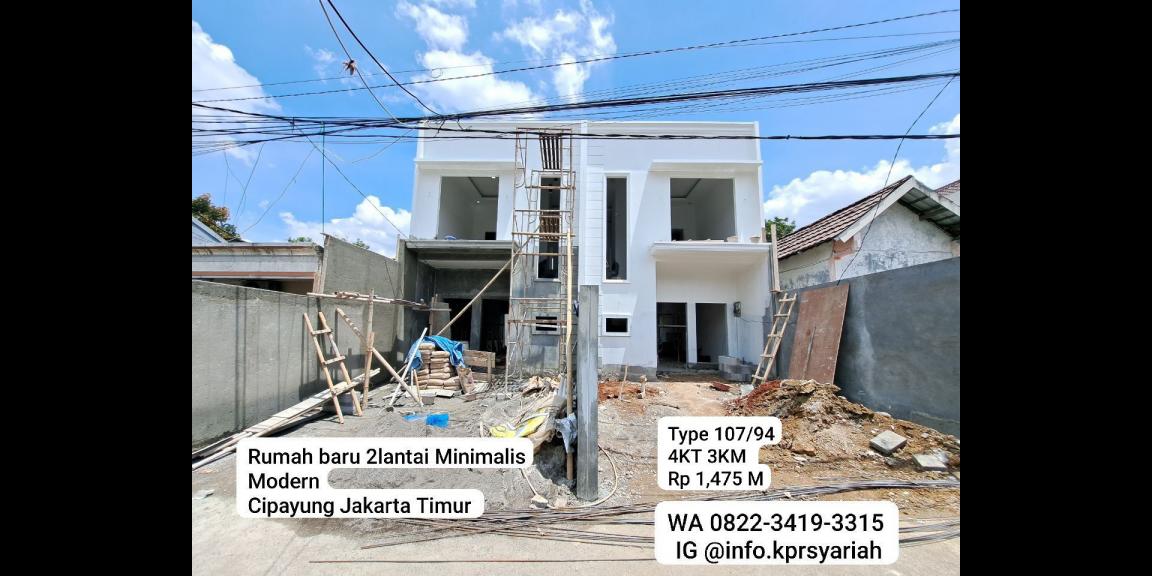 Rumah baru 2lantai Minimalis Cipayung Jakarta Timur Rumah baru 2lantai Minimalis Cipayung Jakarta Timur