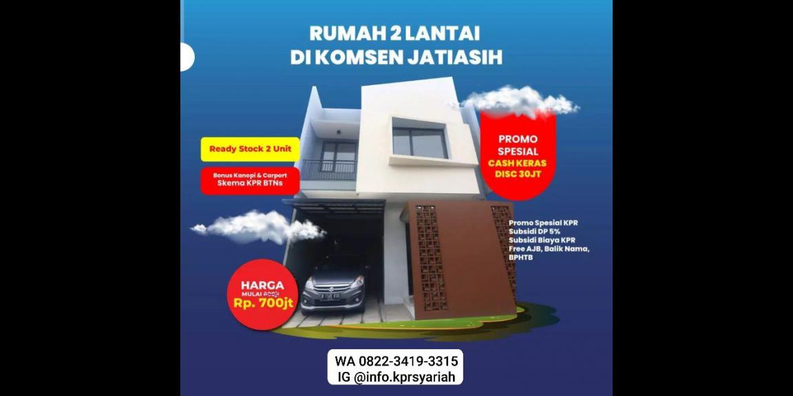 Rumah 2lantai termurah terdekat akses tol Jatiasih Bekasi Rumah 2lantai termurah terdekat akses tol Jatiasih Bekasi