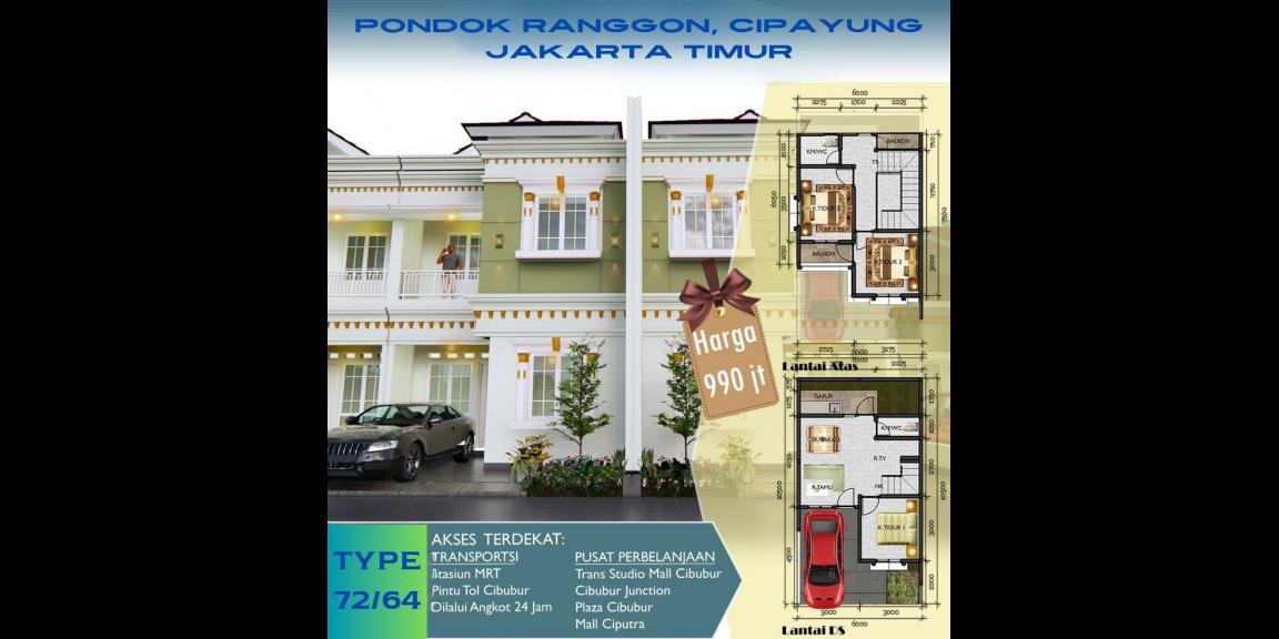 Cluster American Style Pondok Ranggon Cipayung Jakarta Timur Cluster American Style Pondok Ranggon Cipayung Jakarta Timur