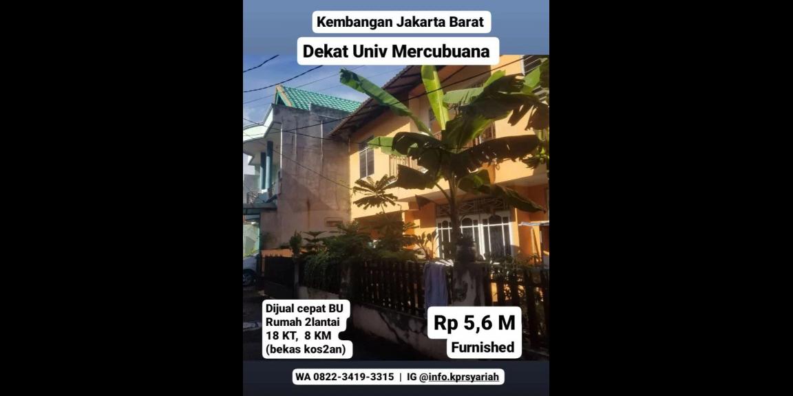 Dijual cepat BU rumah 2lantai Kembangan Jakarta Barat dekat Univ Mercubuana Dijual cepat BU rumah 2lantai Kembangan Jakarta Barat dekat Univ Mercubuana