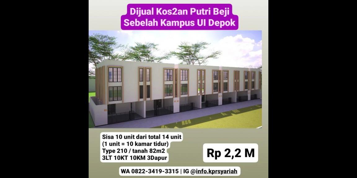 Rumah Kos Putri Beji sebelah Univ Indonesia Depok Rumah Kos Putri Beji sebelah Univ Indonesia Depok
