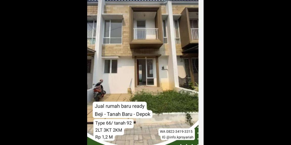 Rumah baru readystok Tanah Baru Beji Depok Rumah baru readystok Tanah Baru Beji Depok