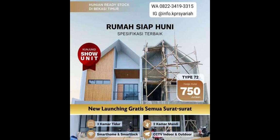 Rumah ready design scandinavian kota Bekasi  Rumah ready design scandinavian kota Bekasi