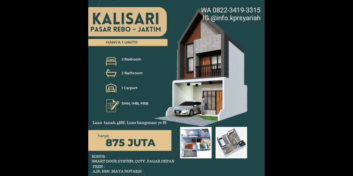 Rumah 2lantai 2kamar Kalisari Pasar Rebo Jakarta Timur Rumah 2lantai 2kamar Kalisari Pasar Rebo Jakarta Timur