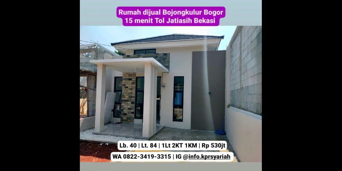Rumah dijual Bojongkulur 15menit tol Jatiasih Bekasi Rumah dijual Bojongkulur 15menit tol Jatiasih Bekasi