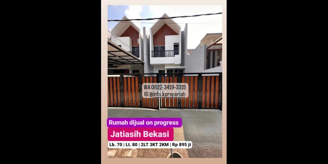 Rumah 2lantai dekat tol Jatiasih Bekasi 800jutaan Rumah 2lantai dekat tol Jatiasih Bekasi 800jutaan