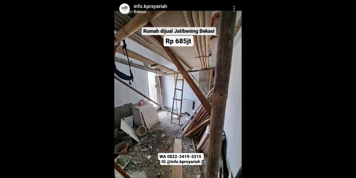 Rumah 1lantai Jatibening dekat Caman Bekasi Rumah 1lantai Jatibening dekat Caman Bekasi