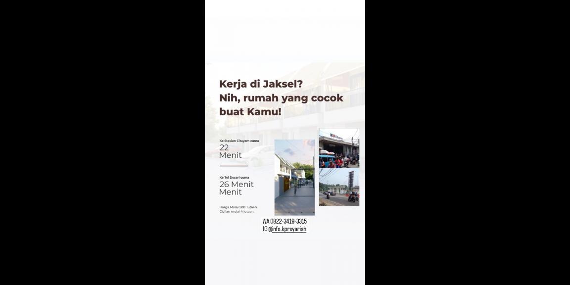 Rumah modern 500jtan di Sawangan Depok cocok untuk milenial Rumah modern 500jtan di Sawangan Depok cocok untuk milenial