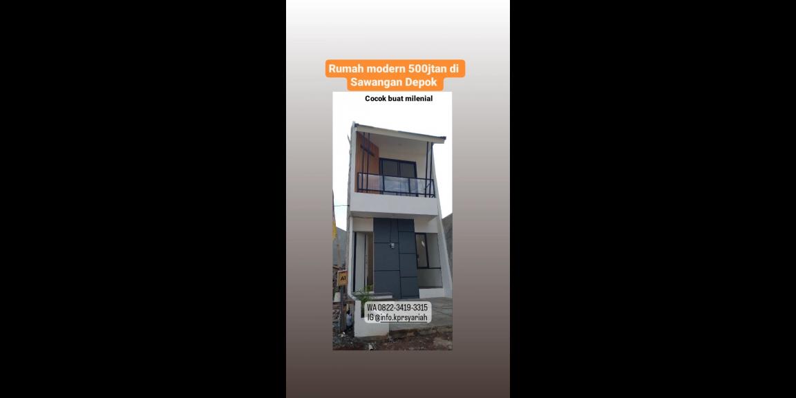 Rumah modern 500jtan di Sawangan Depok cocok untuk milenial Rumah modern 500jtan di Sawangan Depok cocok untuk milenial
