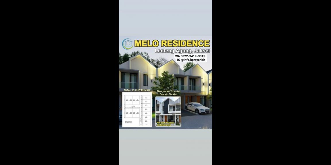 Hunian modern Melo Residence Lenteng Agung Jakarta Selatan  Hunian modern Melo Residence Lenteng Agung Jakarta Selatan