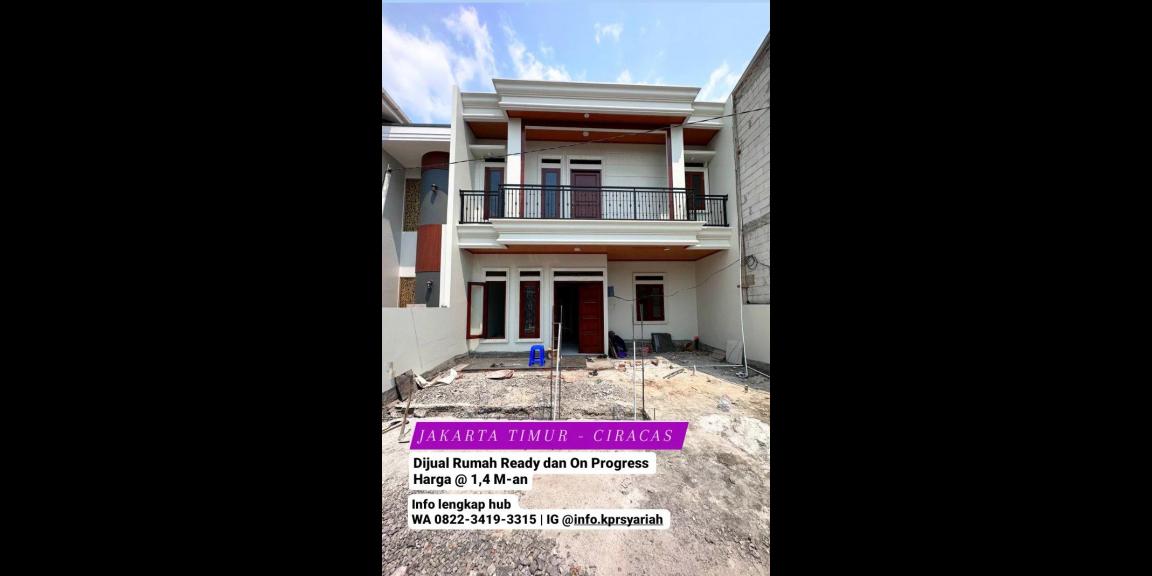 Rumah baru Ciracas Jakarta Timur Harga termurah di kelasnya Rumah baru Ciracas Jakarta Timur Harga termurah di kelasnya