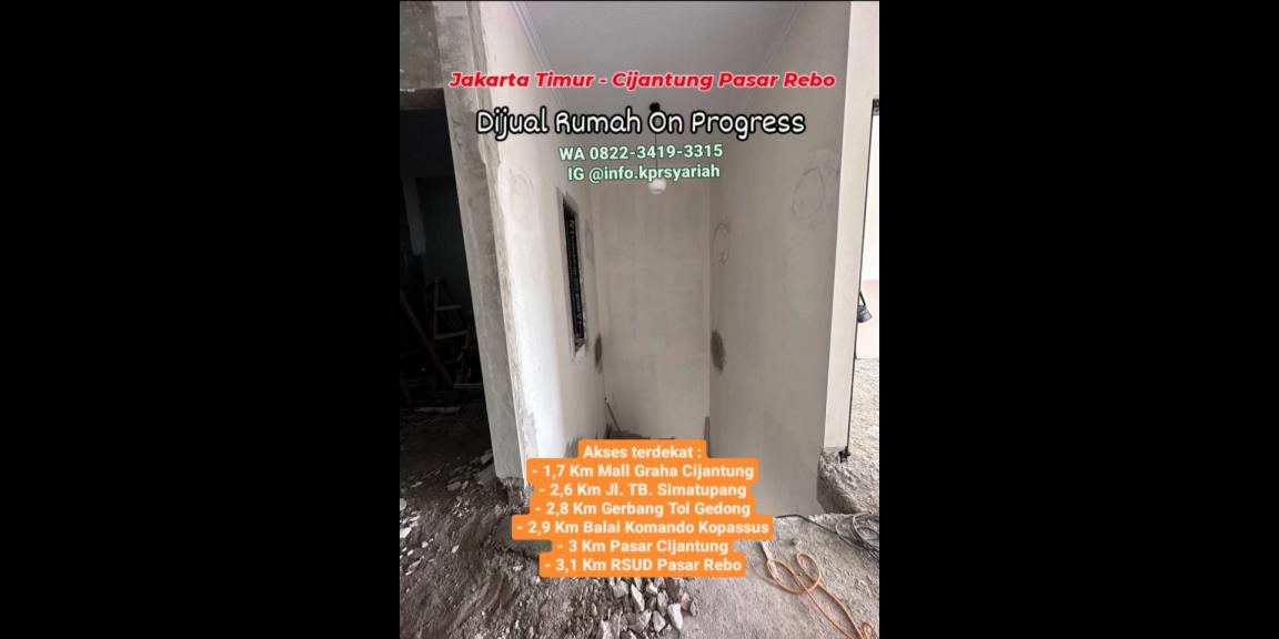 Dijual Rumah dekat Mall Cijantung Pasar Rebo Jakarta Timur  Dijual Rumah dekat Mall Cijantung Pasar Rebo Jakarta Timur