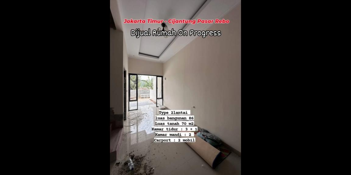 Dijual Rumah dekat Mall Cijantung Pasar Rebo Jakarta Timur  Dijual Rumah dekat Mall Cijantung Pasar Rebo Jakarta Timur
