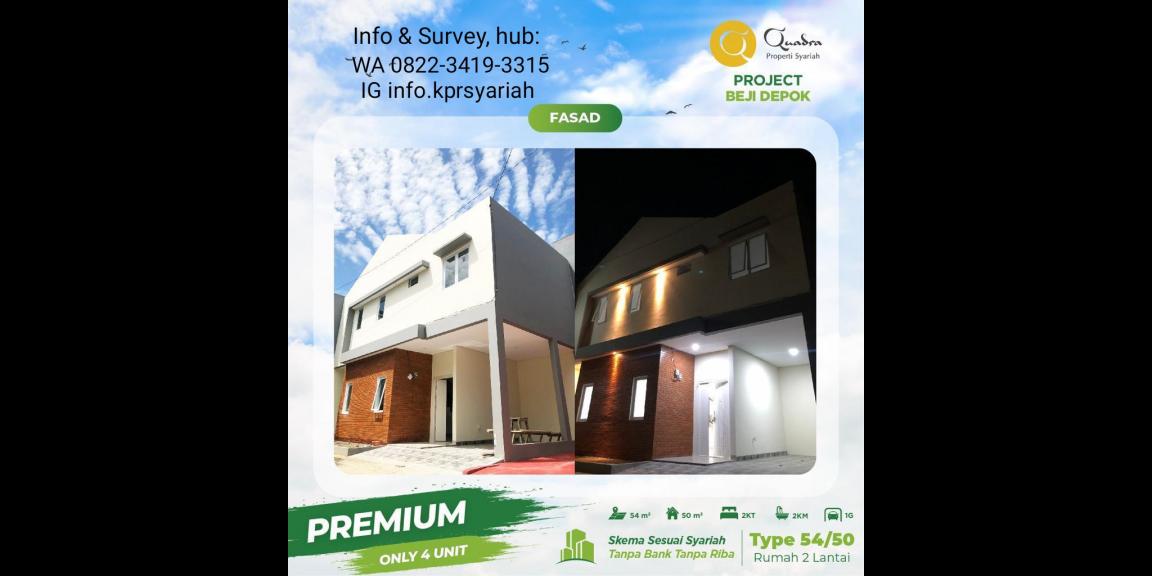 Townhouse 2lantai Beji dekat UI Depok Townhouse 2lantai Beji dekat UI Depok