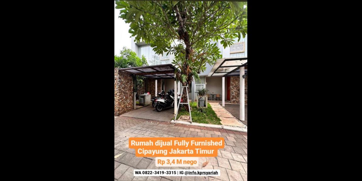 Rumah dijual full furnished Cipayung Jakarta Timur Rumah dijual full furnished Cipayung Jakarta Timur