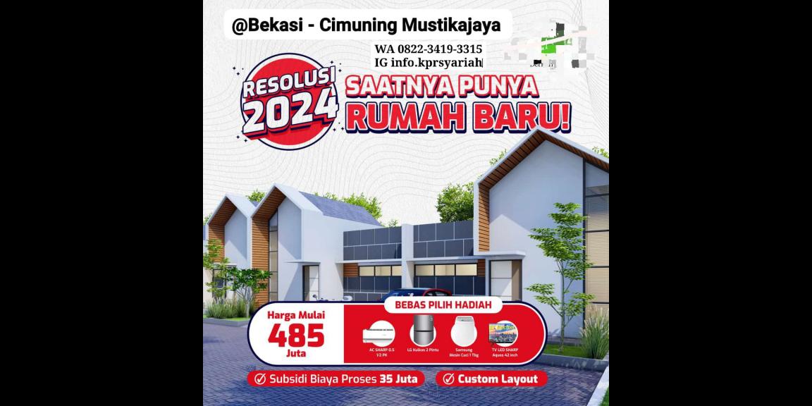 Hunian scandinavian Cimuning Mustikajaya Bekasi kota Hunian scandinavian Cimuning Mustikajaya Bekasi kota