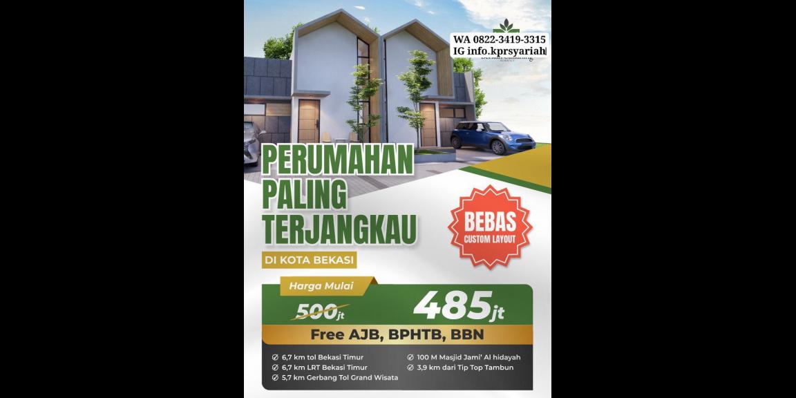 Hunian scandinavian Cimuning Mustikajaya Bekasi kota Hunian scandinavian Cimuning Mustikajaya Bekasi kota