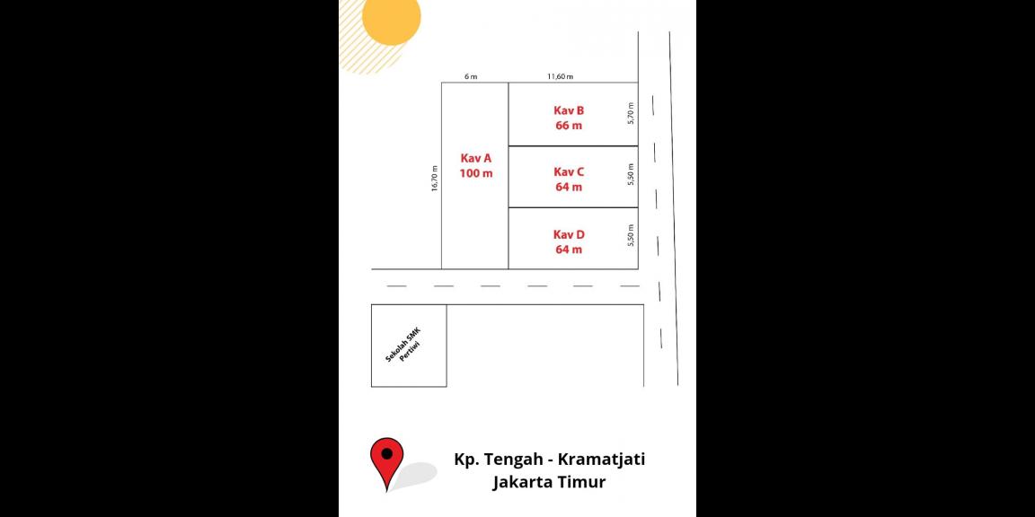 Tanah kavling strategis Kampung Tengah Kramatjati Jakarta Timur  Tanah kavling strategis Kampung Tengah Kramatjati Jakarta Timur