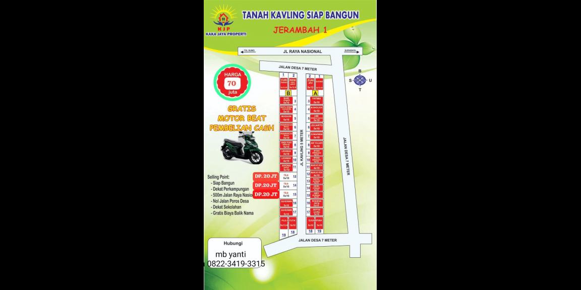 Tanah kavling siap bangun Jerambah Kedamean Gresik Tanah kavling siap bangun Jerambah Kedamean Gresik