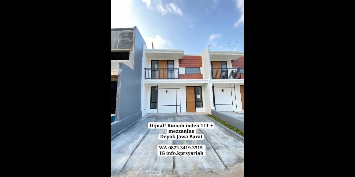 Rumah inden 1LT plus mezzanine dekat tol dan stasiun Depok Rumah inden 1LT plus mezzanine dekat tol dan stasiun Depok