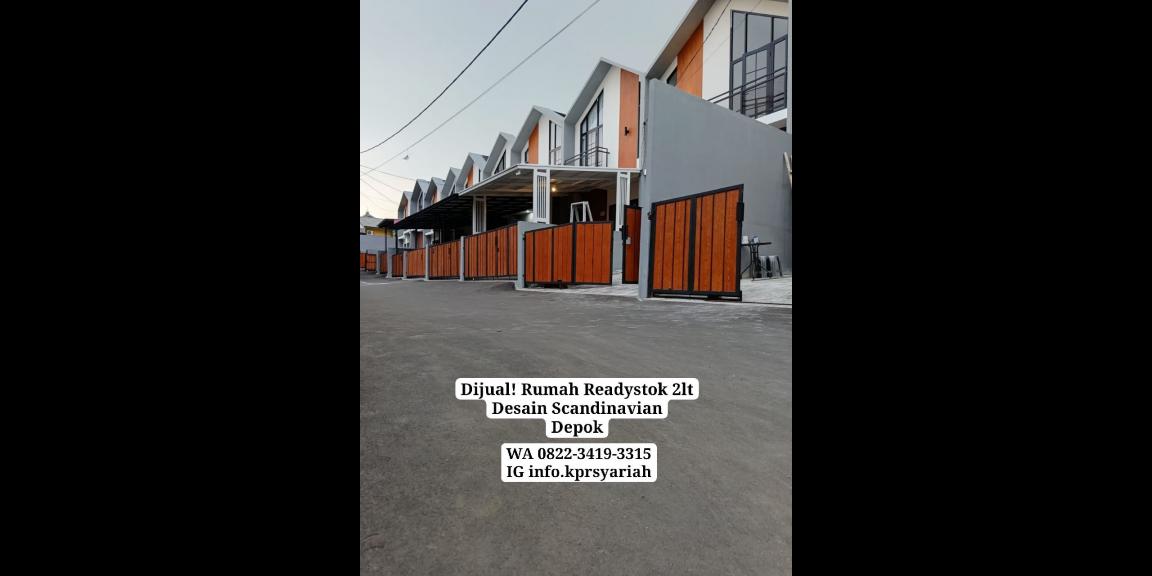 Rumah ready scandinavian dekat tol dan stasiun Depok Rumah ready scandinavian dekat tol dan stasiun Depok